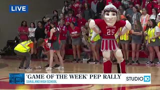 Saraland High School Pep Rally [upl. by Nauqes]