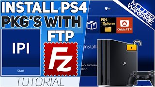 EP 19 How to Install PS4 PKGs via FTP 900 or Lower [upl. by Marin]