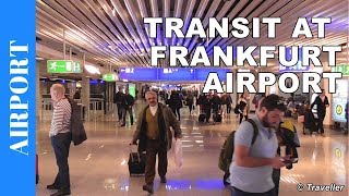 TRANSIT WALK AT FRANKFURT Airport FRA Terminal 1  Connection Flight Transfer Arriving amp Departing [upl. by Berenice360]