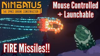 Nimbatus  Launched FIRE MISSILES  Closed Alpha Gameplay [upl. by Arimihc]