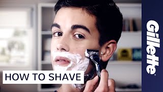 How to Shave  Shaving Tips for Men  Gillette [upl. by Silsby583]