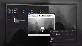 Best Dark Windows Theme 2021  How to Install Nua Windows Theme [upl. by Ainocal798]