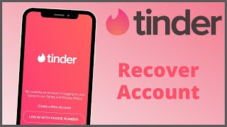 How to Recover Tinder Account  Reset Forgotten Password  Tinder Dating App 2021 [upl. by Calloway]