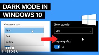 How To Enable Dark Mode In Windows 10 [upl. by Vern]