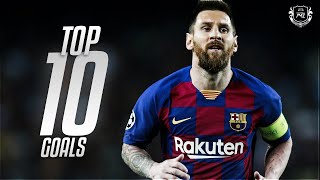 Top 10 Gols Lionel Messi ᴴᴰ [upl. by Letnohc]