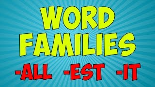 Workout With The Word Families 5  Word Family Song  Jack Hartmann [upl. by Spence]