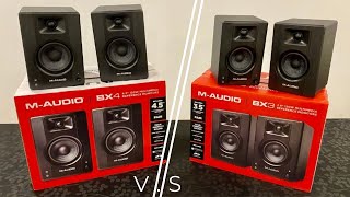 MAudio BX3 and BX4 Multimedia Reference Monitor Speakers Review [upl. by Chancellor]