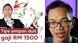 Cara kiraan SIMPANAN untuk gaji RM 1500  mudah je [upl. by Zeeba]