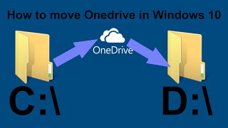 How to move your Onedrive folder in Windows 10 [upl. by Arahat]