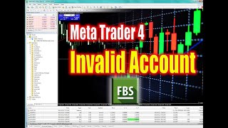 How to solve the quotInvalid Accountquot error on MT4 Trading Platform [upl. by Zaneski]