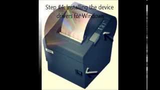 How to Connect an Epson POS Printer with a USB Interface [upl. by Bainbrudge266]