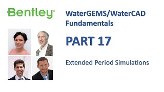 WaterGEMSWaterCAD Fundamentals Part 17 Extended Period Simulations [upl. by Enelam506]