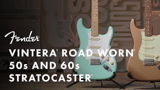 Vintera Road Worn Stratocasters  Vintera Series  Fender [upl. by Kerrin767]