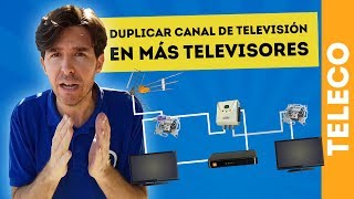 Duplicar CANALES DE TELEVISIÓN en MÁS TELEVISORES [upl. by Padraic23]