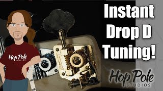 Drop D on a lever Hipshot Bass Xtender [upl. by Terrena]